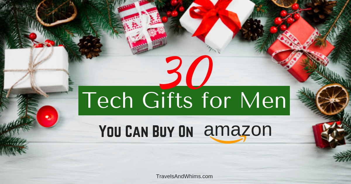 30 Tech Gift Ideas For Men You Can Buy On  - Travels and Whims