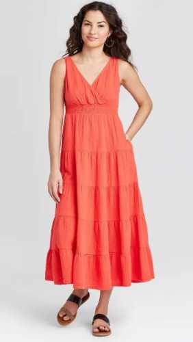 Women's Sleeveless Tiered Dress (Target) 