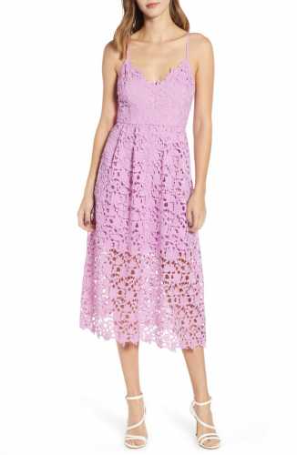ASTR Lace Midi Dress (Nordstrom)