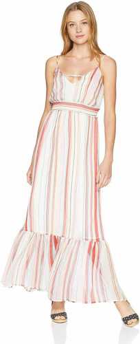 Jack Women's Luciana Umbrella Stripe Printed Maxi Dress (Amazon)