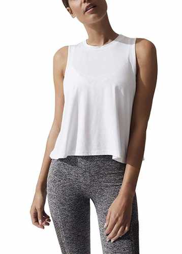 Mippo Women's High Neck Crop Top Sleeveless Workout Yoga Shirt (Amazon)
