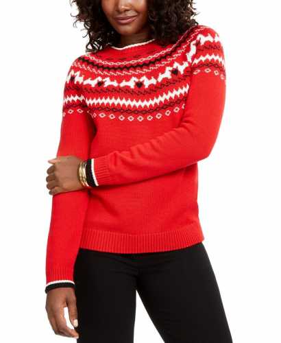 Charter Club Scottie Fair Isle Sweater (Macys)