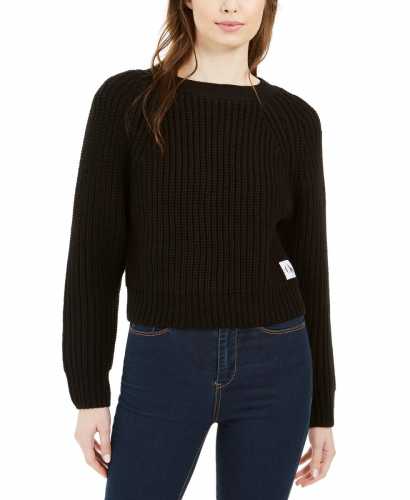 Calvin Klein Cropped Knit Sweater (Macys)
