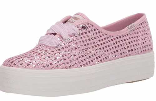 Keds Women's Triple CVO Sparkle Grid Sneaker (Amazon)