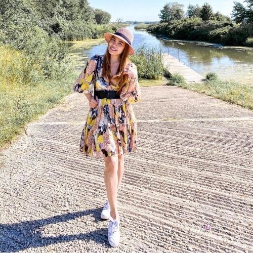 Floral Layered Ruffle